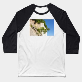 Chalk coast, chalk cliffs, Ruegen Island, Mecklenburg-Western Pomerania, Germany Baseball T-Shirt